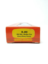 Load image into Gallery viewer, HORNBY RAILWAYS BR Mk 3 Buffet Car Grey/Grey Livery R.490

